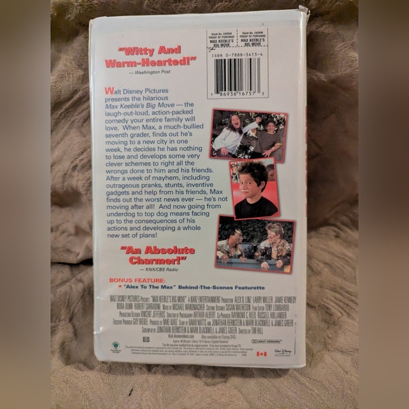 2 For $14 Disney's Max Keeble's Big Move VHS - Picture 2 of 9